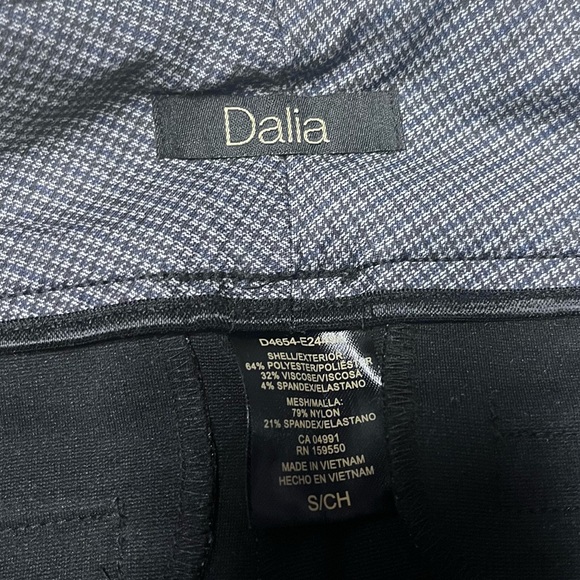 Dalia cropped pants, NWT, small, charcoal/navy - Picture 5 of 6